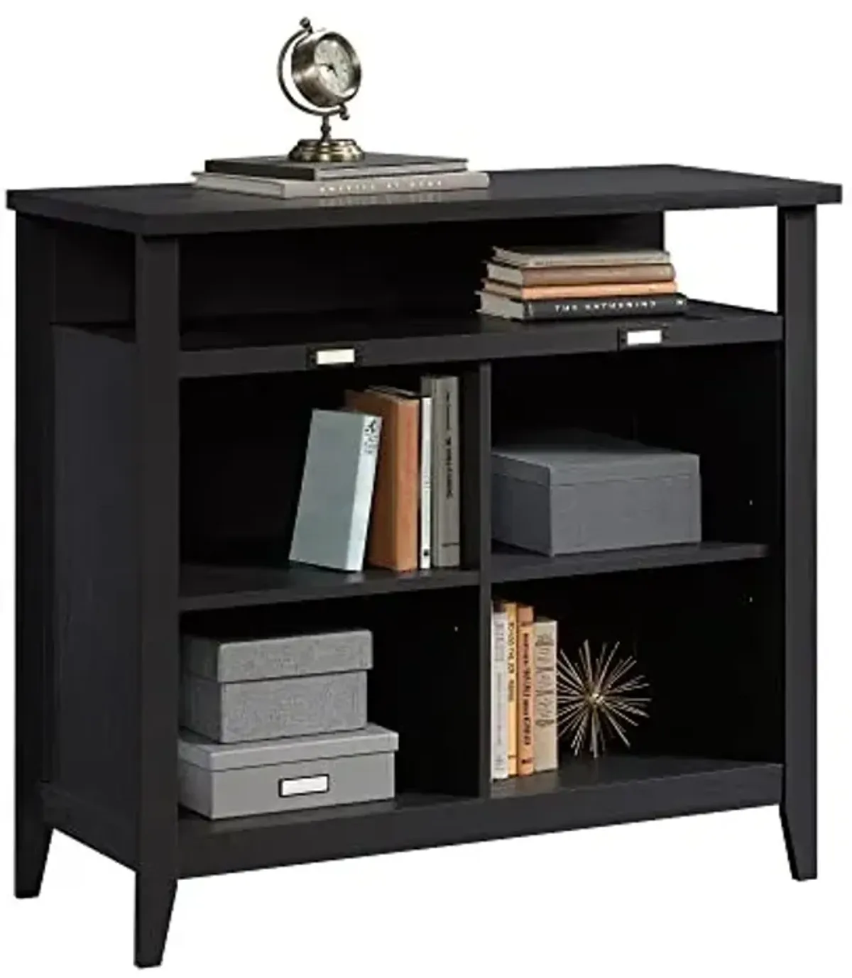 Sauder® Summit Station 36"H 4-Cube Bookcase, Raven Oak