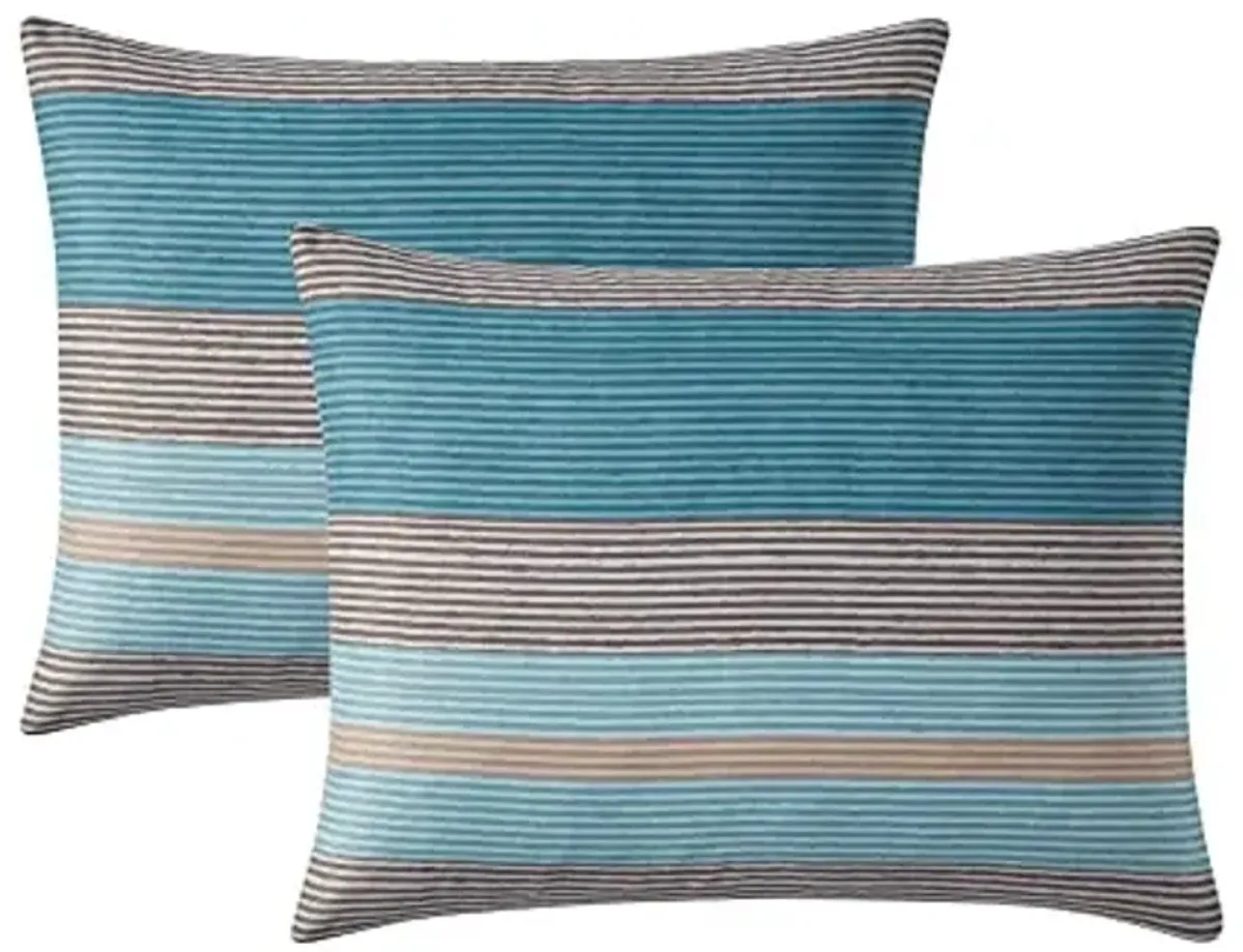 Tahari Kids - Twin Comforter Set, 2-Piece Bedding with Matching Shams, Medium Weight & Ideal for All Seasons (Bray Blue, Twin)