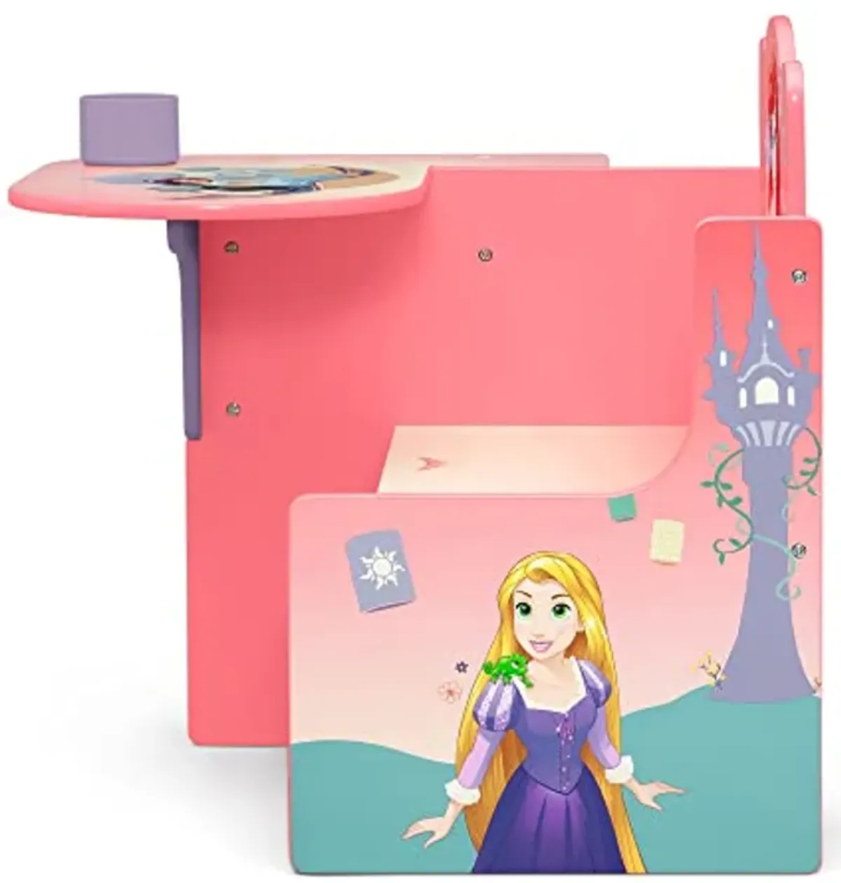 Delta Children Chair Desk with Storage Bin, Disney Princess