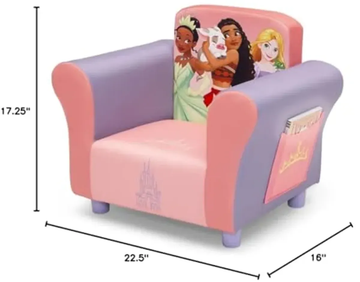 Delta Children Upholstered Chair, Disney Princess