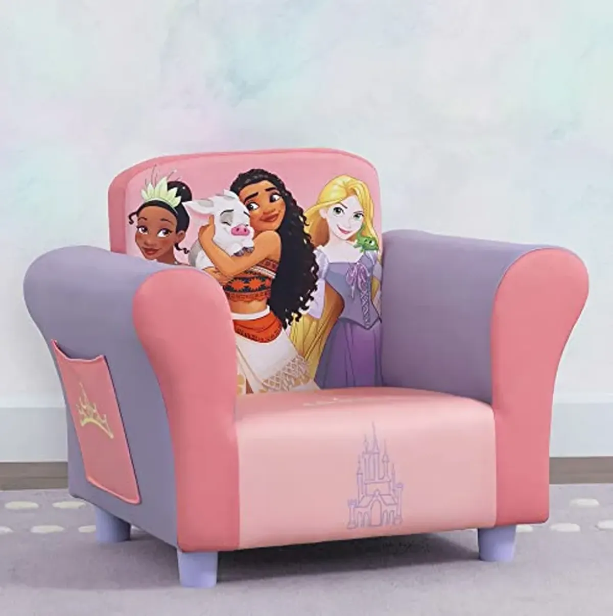 Delta Children Upholstered Chair, Disney Princess