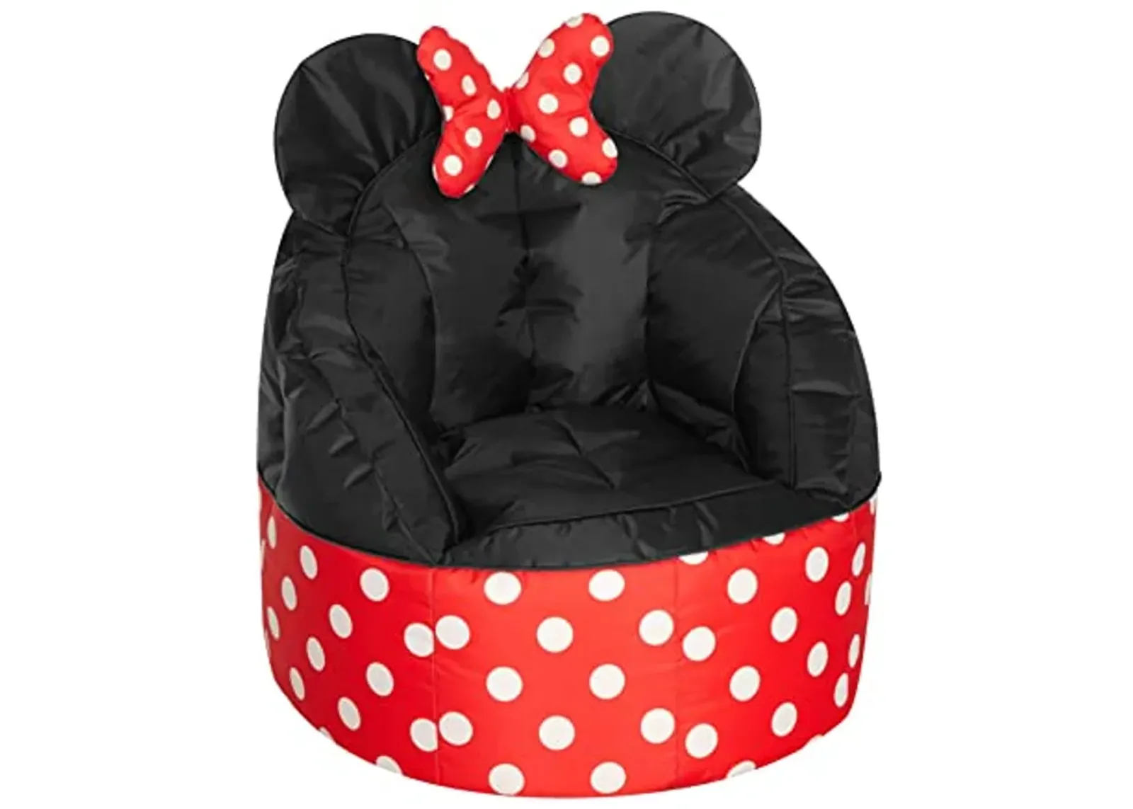 Disney Minnie Mouse 3D Figural Oversized Round Back Bean Bag Chair