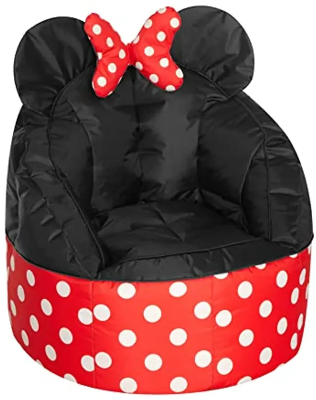 Disney Minnie Mouse 3D Figural Oversized Round Back Bean Bag Chair