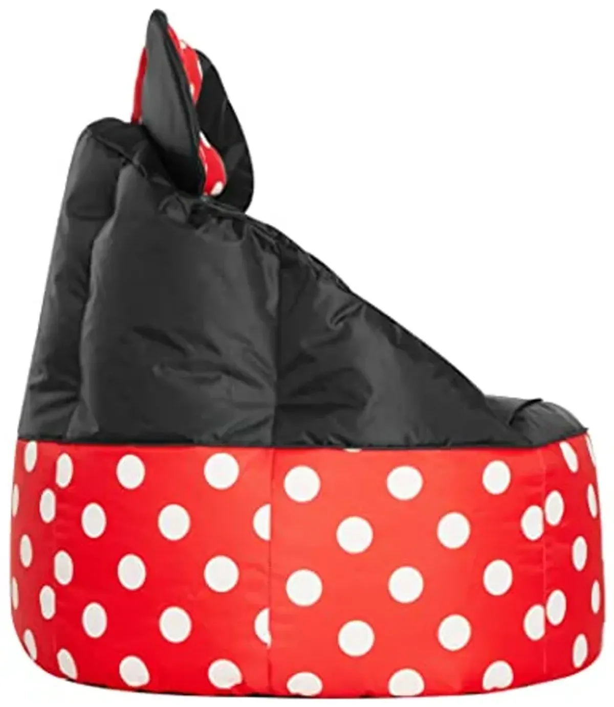 Disney Minnie Mouse 3D Figural Oversized Round Back Bean Bag Chair