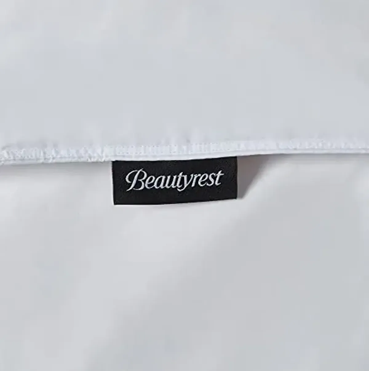 Beautyrest White Goose Down Comforter Twin Size - All Seasons Warmth Sateen Cotton European Down Duvet Insert 650 Fill Power Fluffy Comforter Made in USA