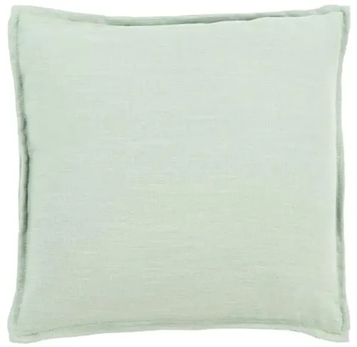 SAFAVIEH Home Collection Jyana Solid Light Green 18-inch Decorative Accent Insert Throw Pillow, 1'6" Square