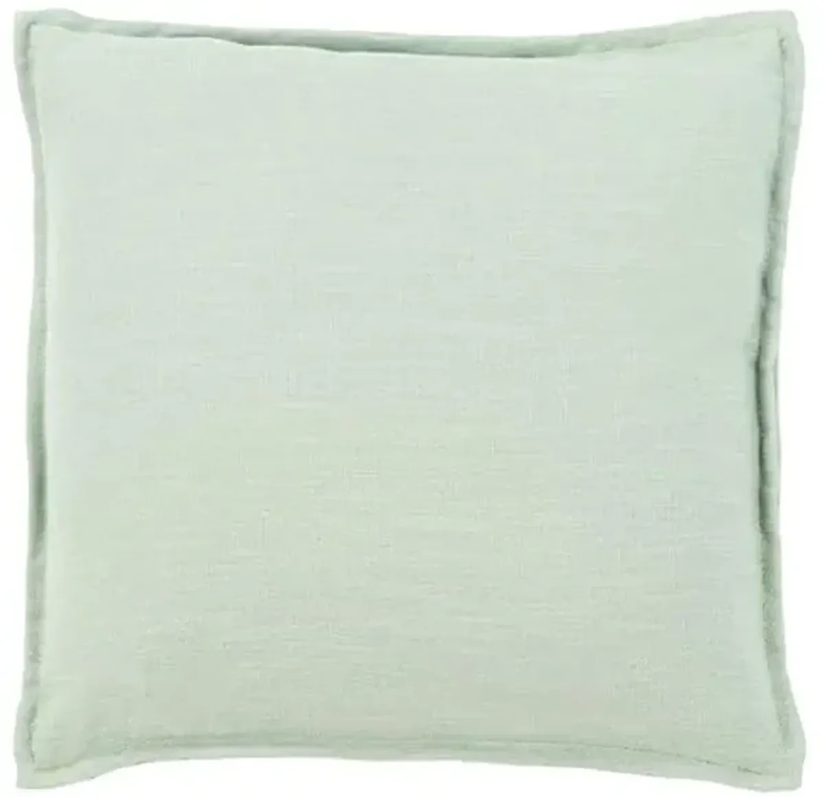 SAFAVIEH Home Collection Jyana Solid Light Green 18-inch Decorative Accent Insert Throw Pillow, 1'6" Square