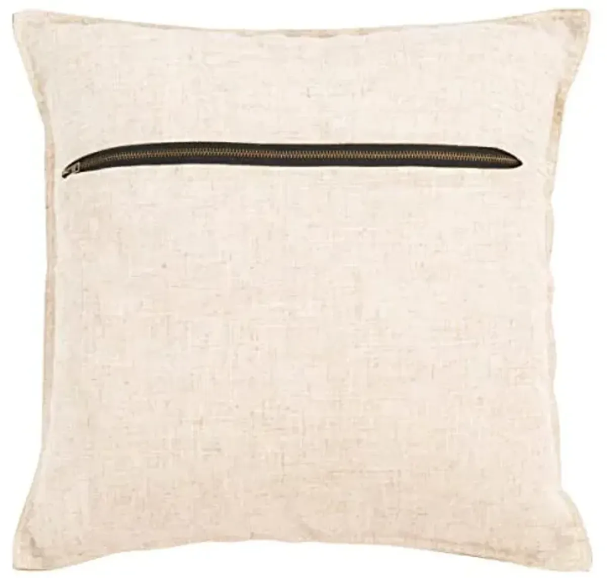 SAFAVIEH Home Collection Karya Camel Faux Suede 18-inch Square Decorative Accent Throw Pillow with Insert