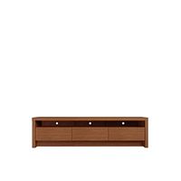 Manhattan Comfort Sylvan TV Stand with 3-Drawers with Open Shelving, 70.86 Inch, Maple Cream