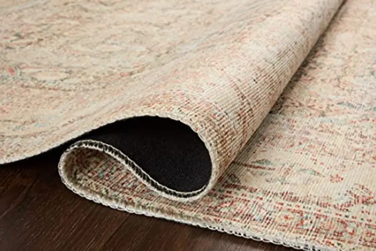 Loloi II Adrian Collection ADR-01 Accent Rug 3'-6" x 5'-6" Natural/Apricot Rectangular 0.19" Thick