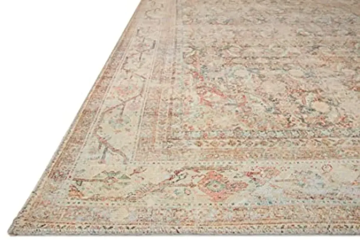 Loloi II Adrian Collection ADR-01 Accent Rug 3'-6" x 5'-6" Natural/Apricot Rectangular 0.19" Thick