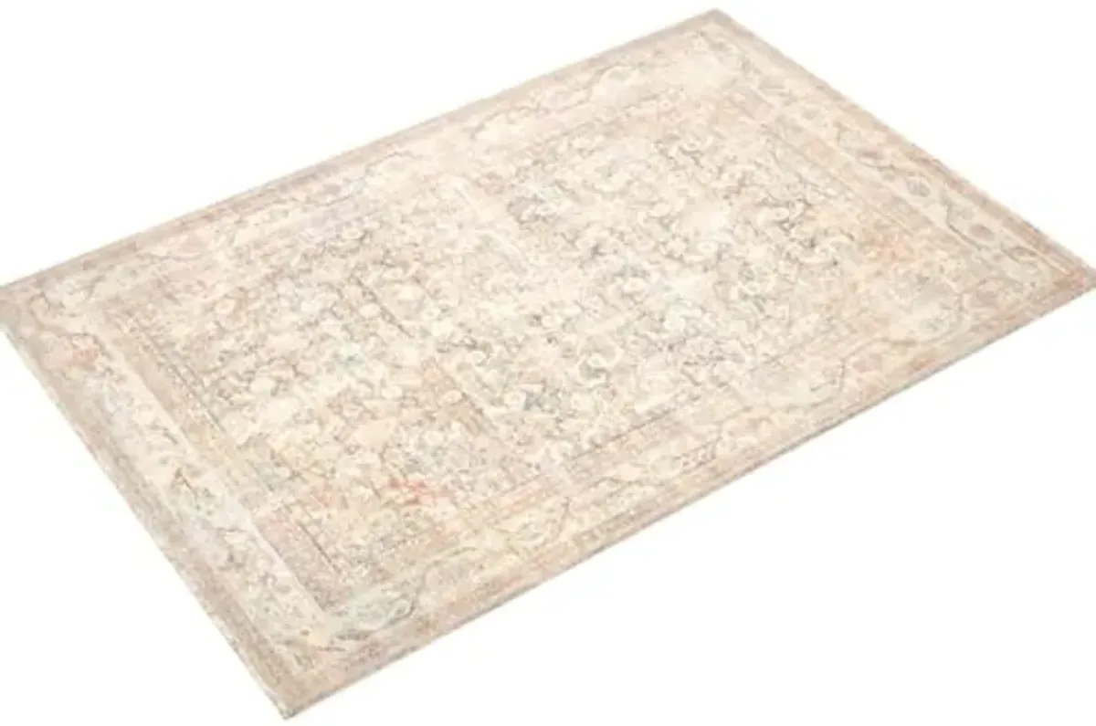 Loloi II Adrian Collection ADR-01 Accent Rug 3'-6" x 5'-6" Natural/Apricot Rectangular 0.19" Thick