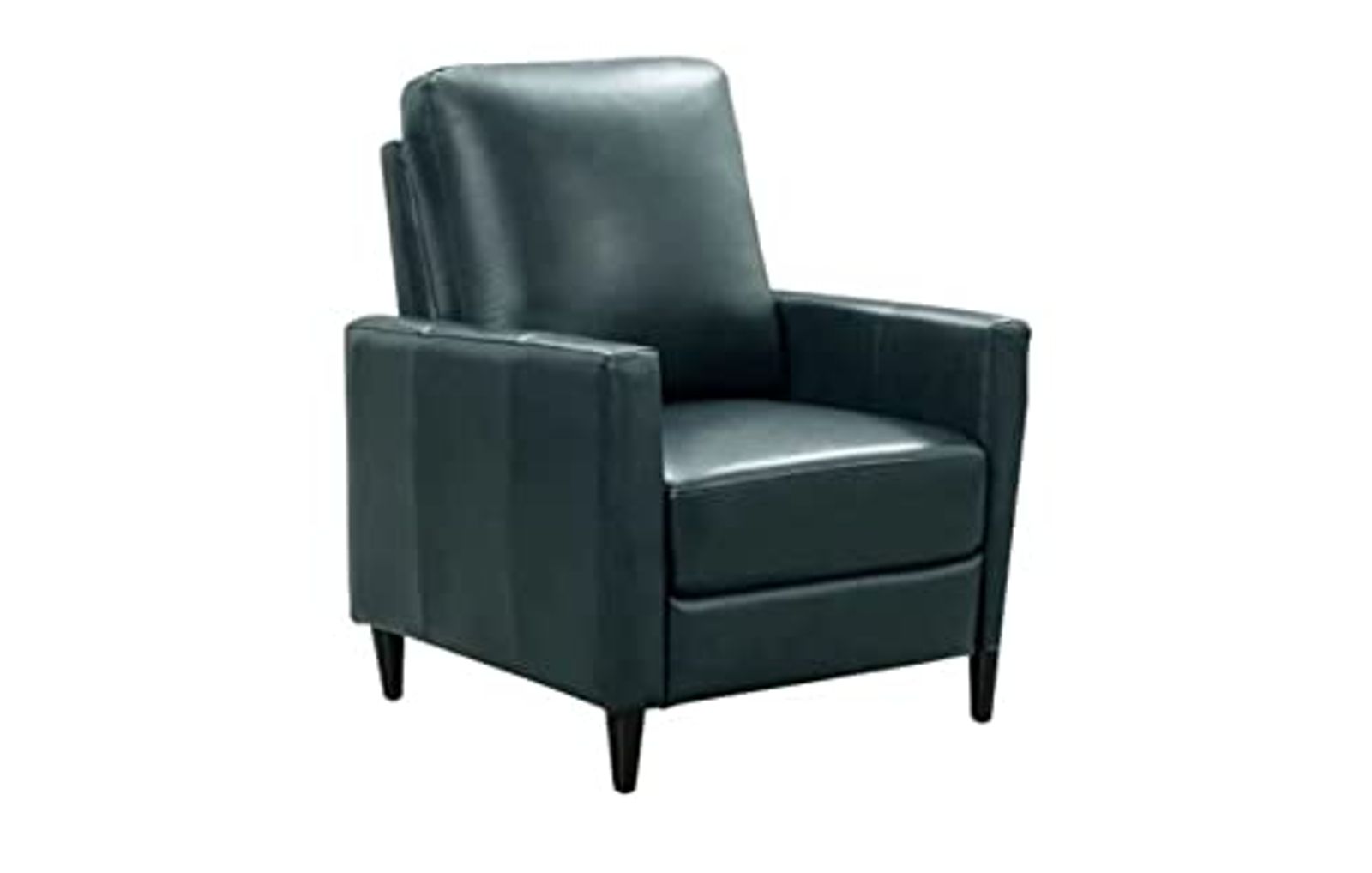 Abbyson Living Crestview Top Grain Leather Recliner, Navy Blue