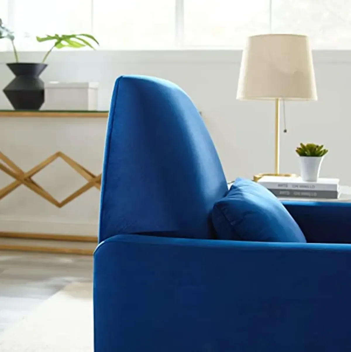 Modway Performance Velvet Navy Armchair