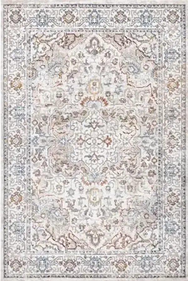 nuLOOM Cady Machine Washable Transitional Area Rug, 8x10, Beige