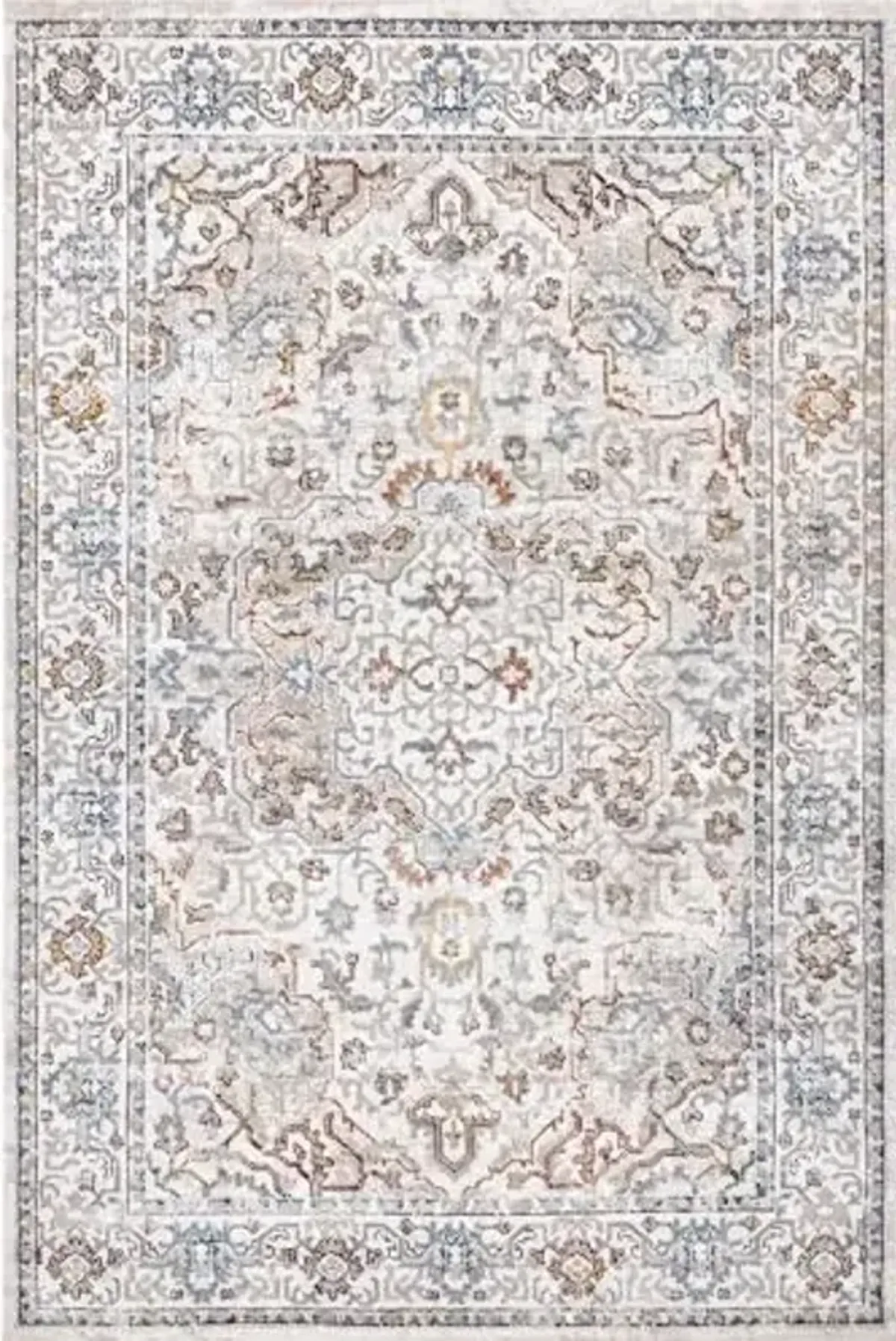 nuLOOM Cady Machine Washable Transitional Area Rug, 4x6, Beige