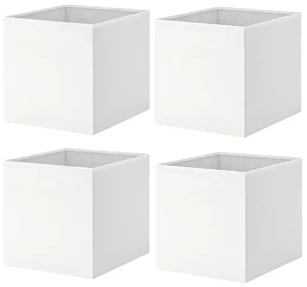 IKEA DRÖNA Storage Box for Expedit and Kallax Shelves - White - Set of 4