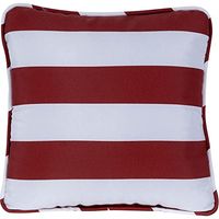 Hanover, Red Stripe Indoor/Outdoor Throw Pillow, Decorative, Set of 1