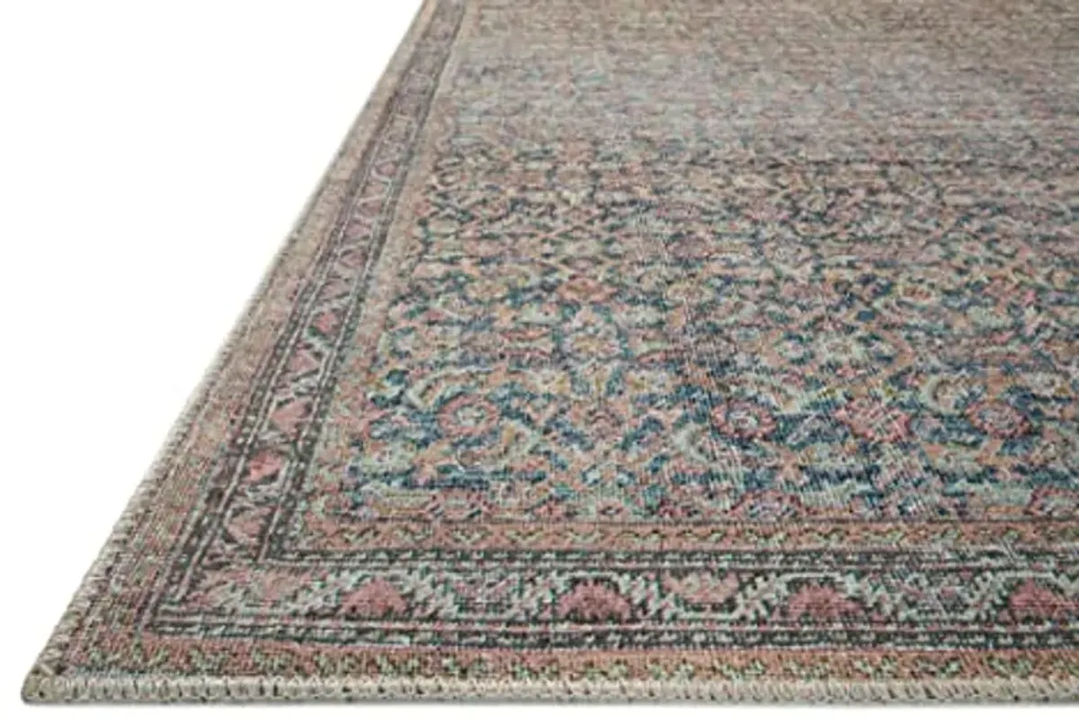 Loloi II Adrian Denim/Multi 2'-6" x 7'-6" Runner Rug