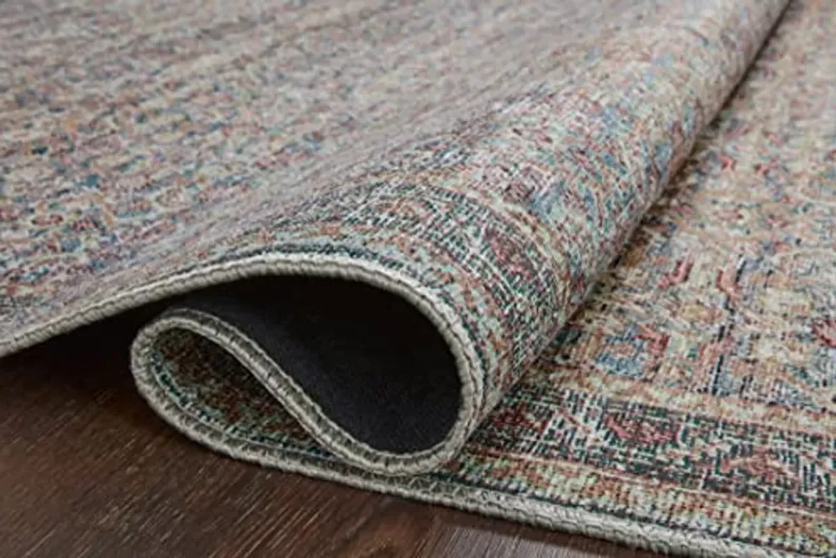 Loloi II Adrian Denim/Multi 2'-6" x 7'-6" Runner Rug