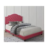 Mattress Firm Harley Upholstered Bed Frame | King Size | Pink Color