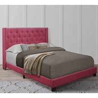 Mattress Firm Avery Upholstered Bed Frame | Full Size | Pink Color