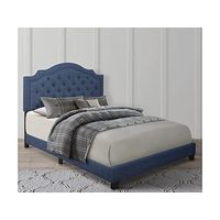 Mattress Firm Harley Upholstered Bed Frame | Full Size | Blue Color