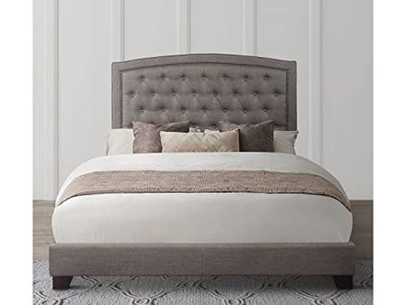 Mattress Firm Linden Upholstered Bed Frame | Full Size | Grey Color