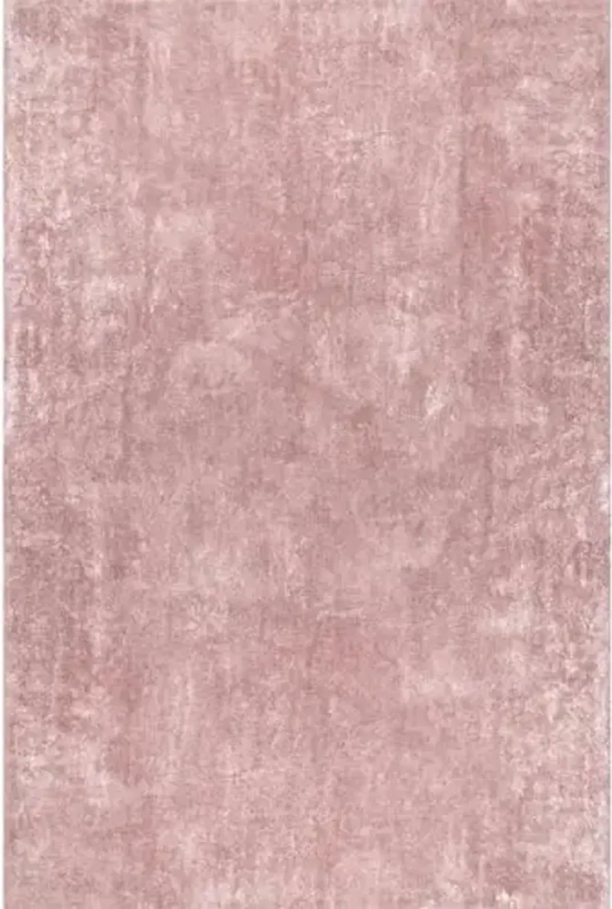 nuLOOM 4' x 6' Cozy Plush SuperiorWash Area Rug, Machine Washable, Non-Slip, Soft Fluffy Shag Carpet for Living Room Bedroom Kids Room Nursery Home Decor, Loni Pink