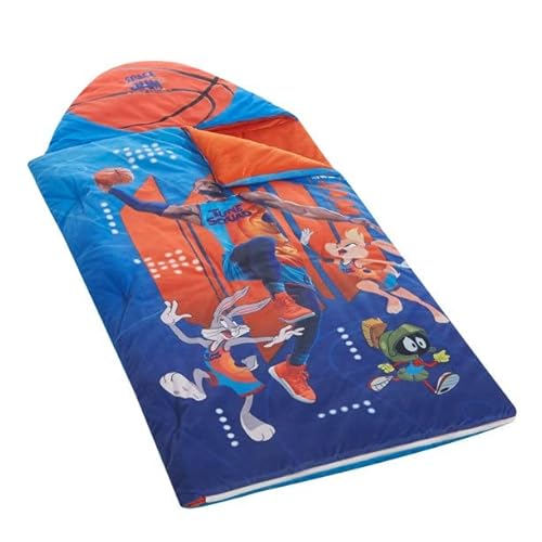 Idea Nuova Space Jam Figural Hooded Sleeping Bag