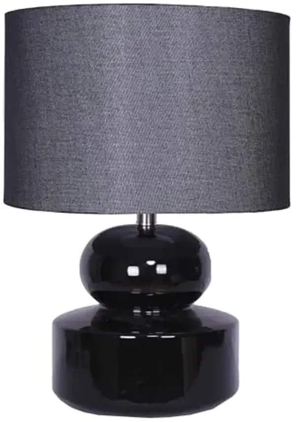 SAFAVIEH Lighting Collection Ilene Modern Black 21-inch Table Lamp (LED Bulb Included)