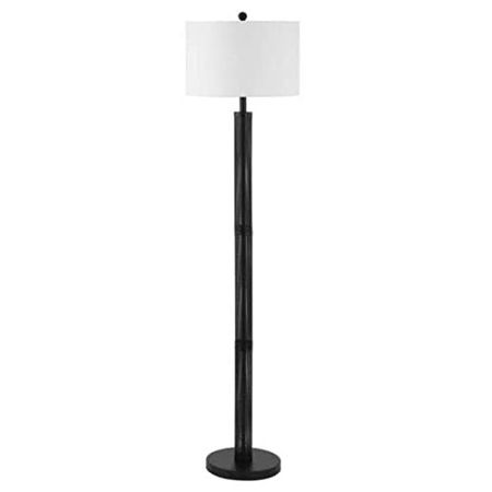 Safavieh Lighting Collection Jeyne Modern Industrial Black Mesh 65-inch Standing Floor Lamp (LED Bulb Included)