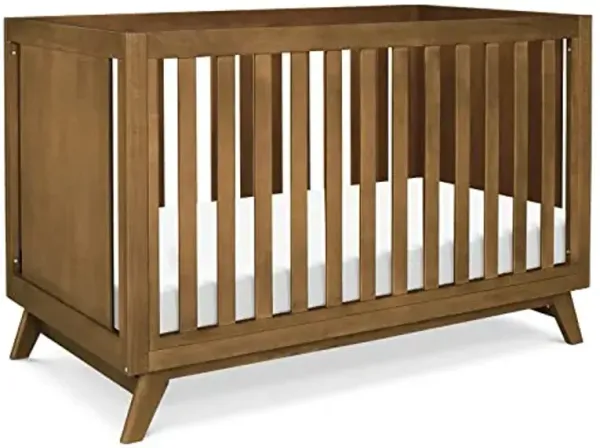 Davinci Otto 3-in-1 Convertible Baby Crib with Toddler Bed & Daybed Conversion, Durable & Easy to Assemble - GREENGUARD Gold Certified with 4 Adjustable Mattress Heights - Walnut