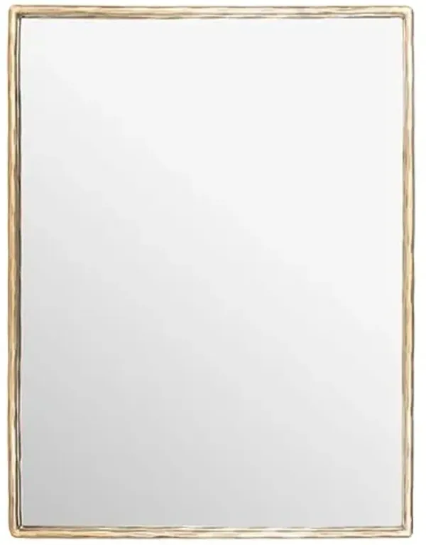SAFAVIEH Generic Couture Collection Trish Brass 30 x 40-inch Rectangle Metal Accent Mirrors