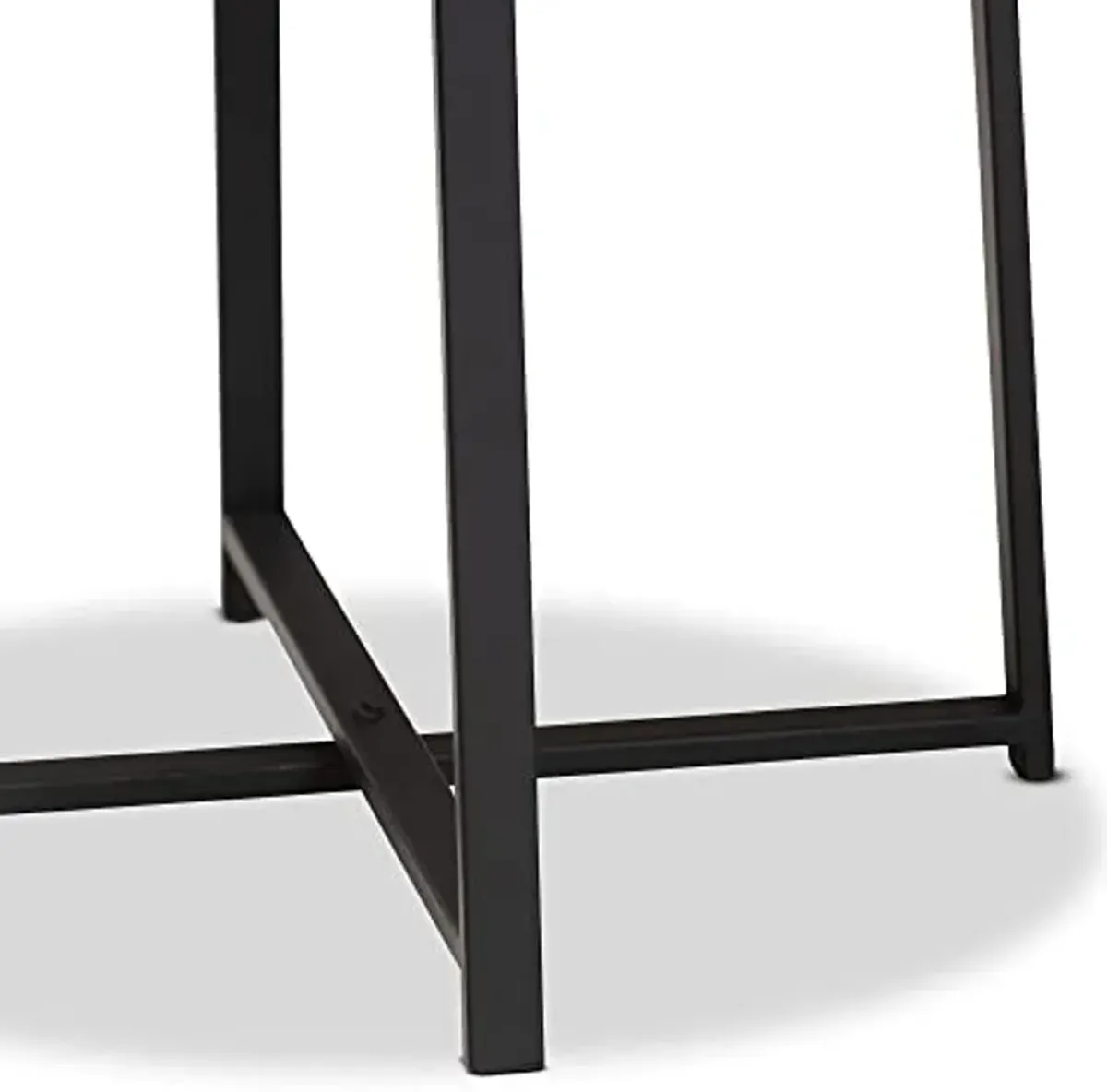 Baxton Studio Sadiya Outdoor Side Tables, Black