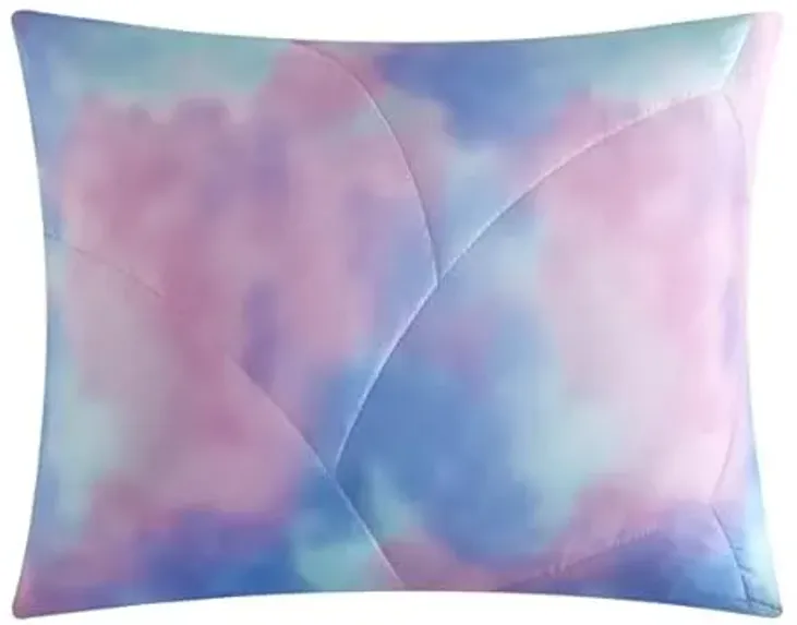 Heritage Kids Super Puffy Ombre Comforter Set, Pink/Purple Ombre, Full