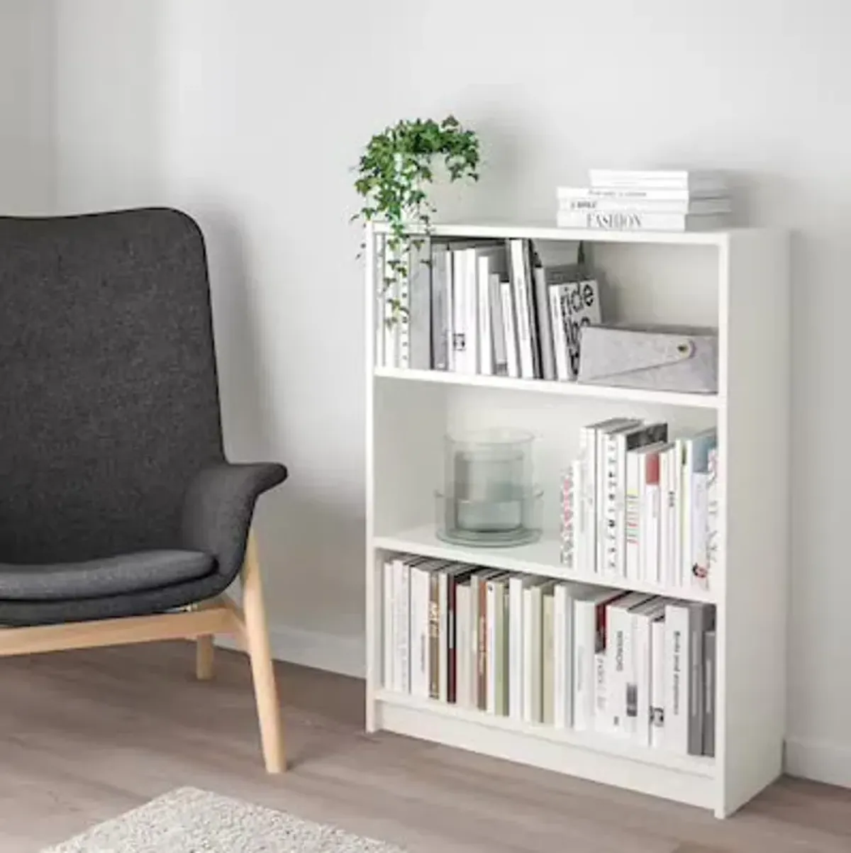 Ikea BILLY Bookcase, white 80x28x106 cm