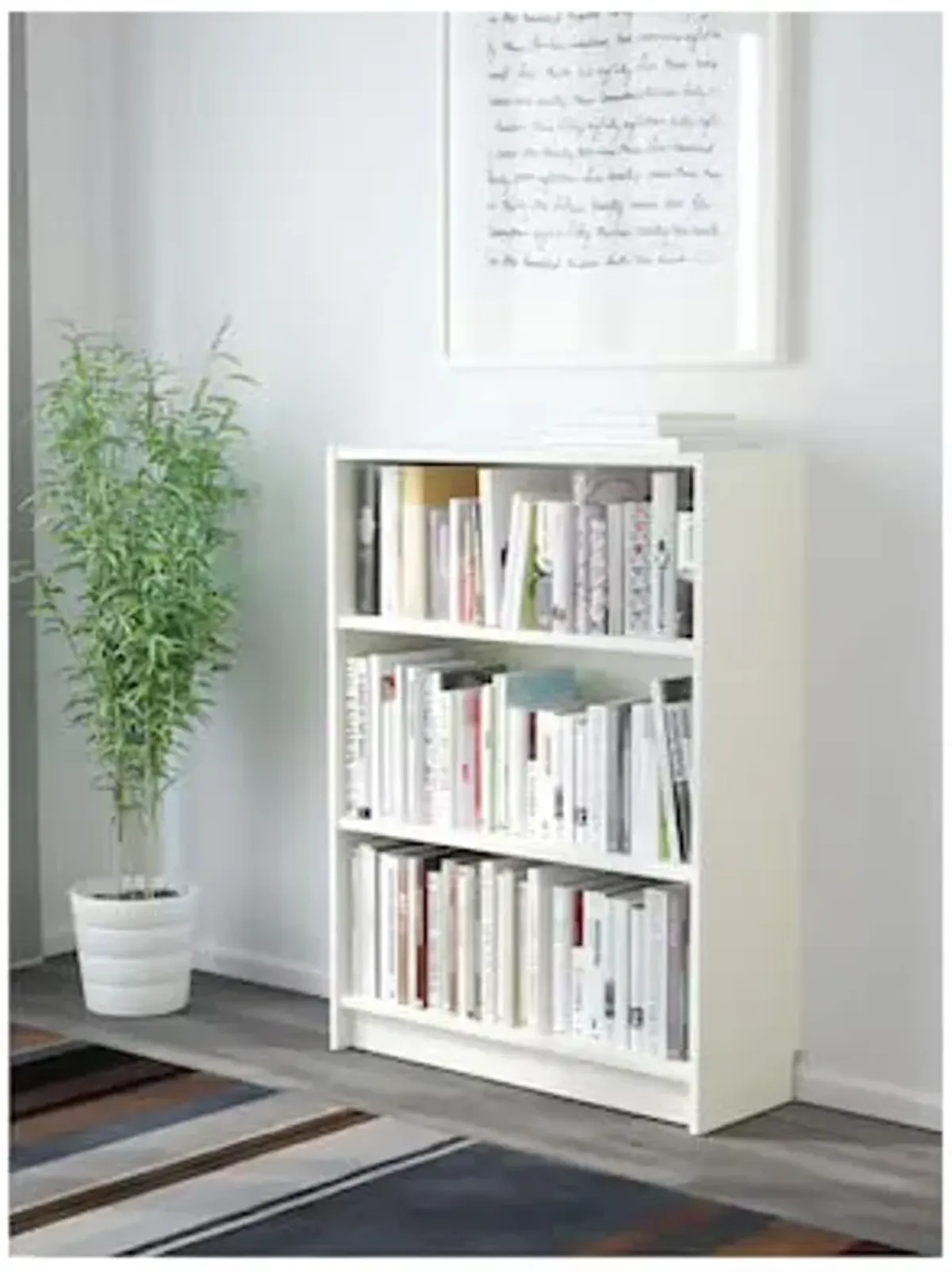 Ikea BILLY Bookcase, white 80x28x106 cm