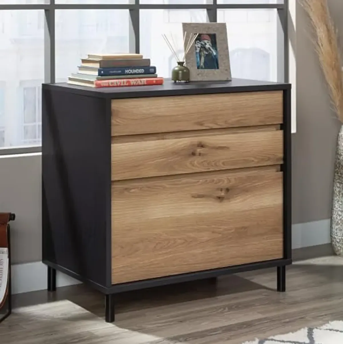 Sauder Acadia Way Lateral File, Raven Oak Finish