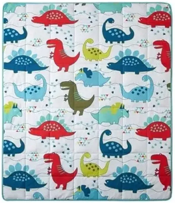 Heritage Kids Super Soft 6 lb Blanket, Dinosaur
