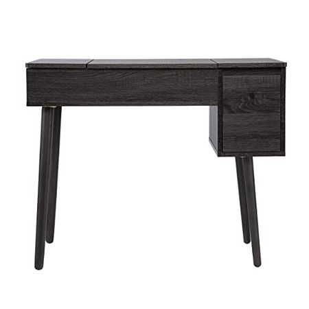 SEI Furniture Harzen Vanity, 35.75” W x 19” D x 29.25” H, Black