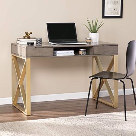 SEI Furniture Bardmont Desk, Gray