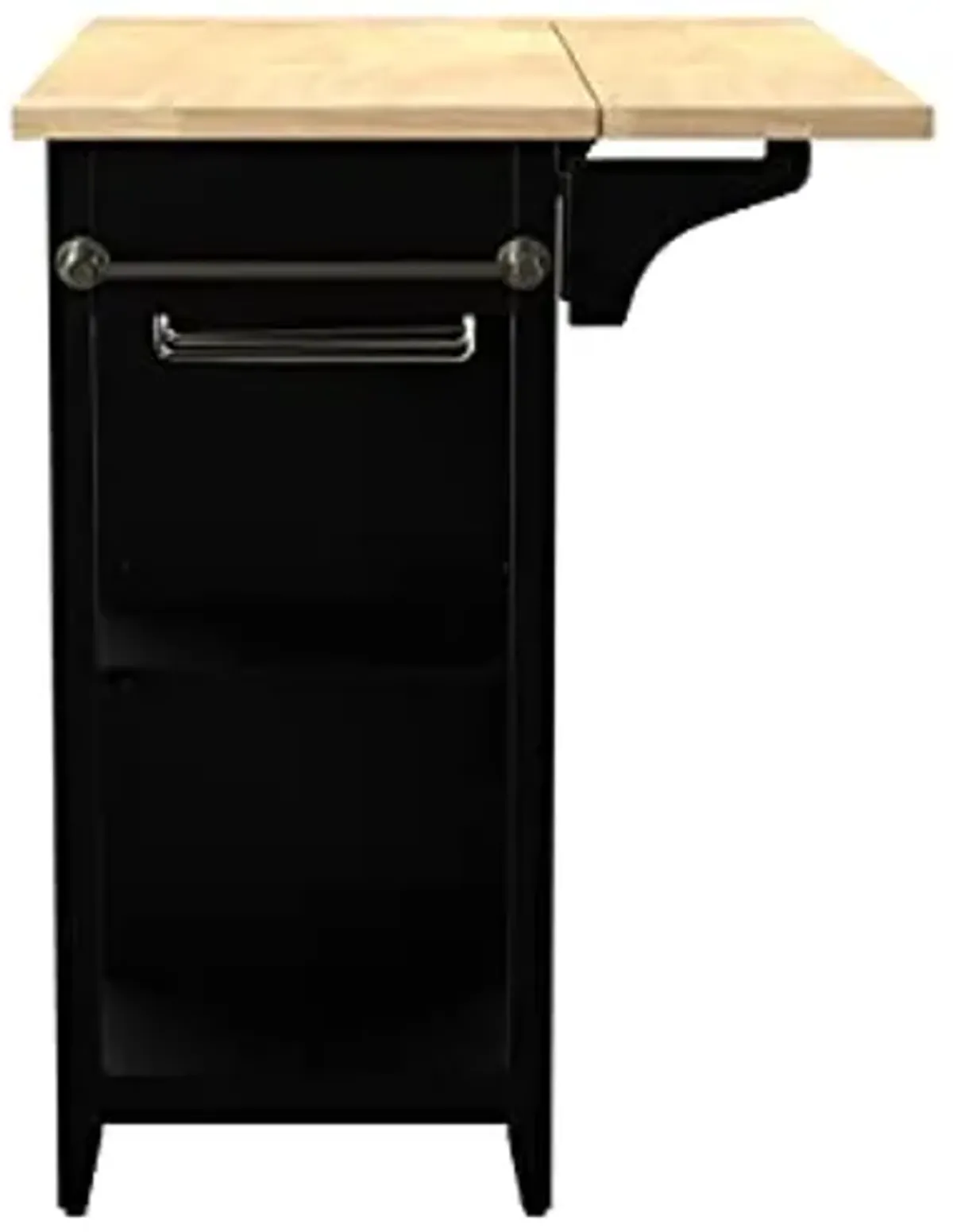 SEI Furniture Bramlage Kitchen Island, Black