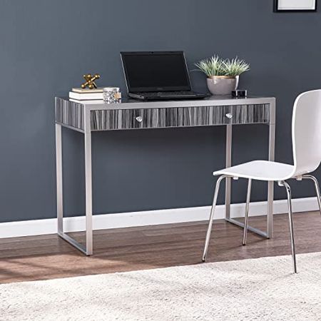 SEI Furniture Harpsden Desk, Silver