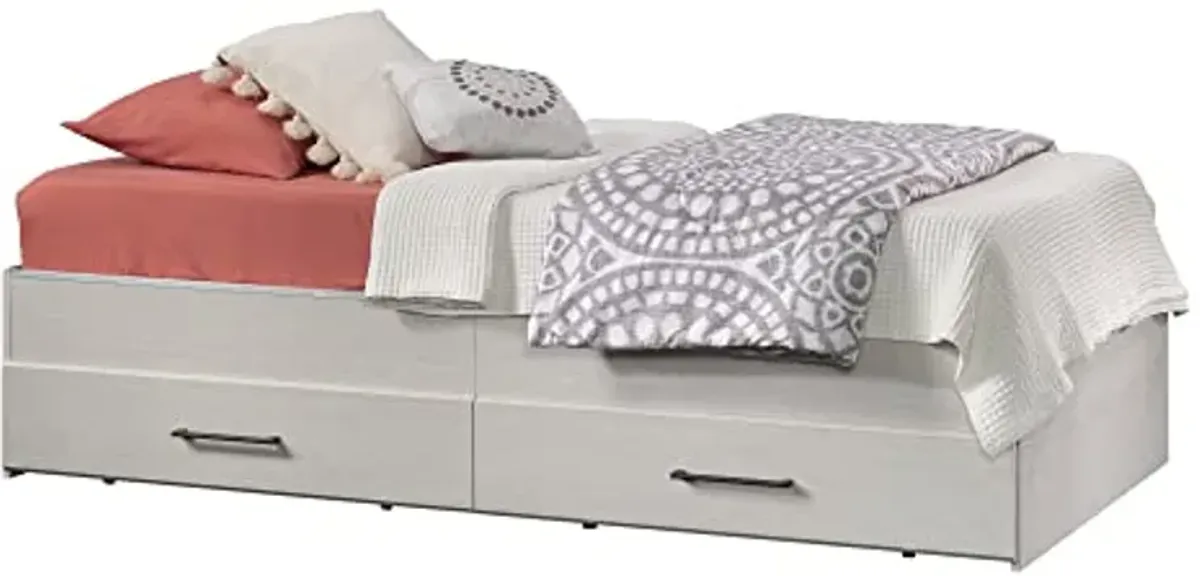 Sauder Summit Station Twin Mates Bed, Glacier Oak Finish