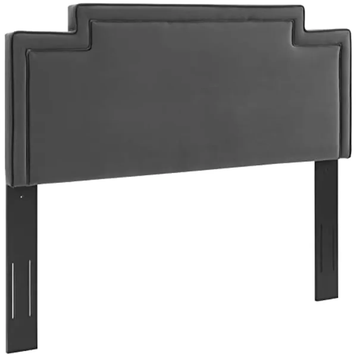 Modway MOD-6574-CHA Transfix Performance Velvet Twin Headboard, Charcoal