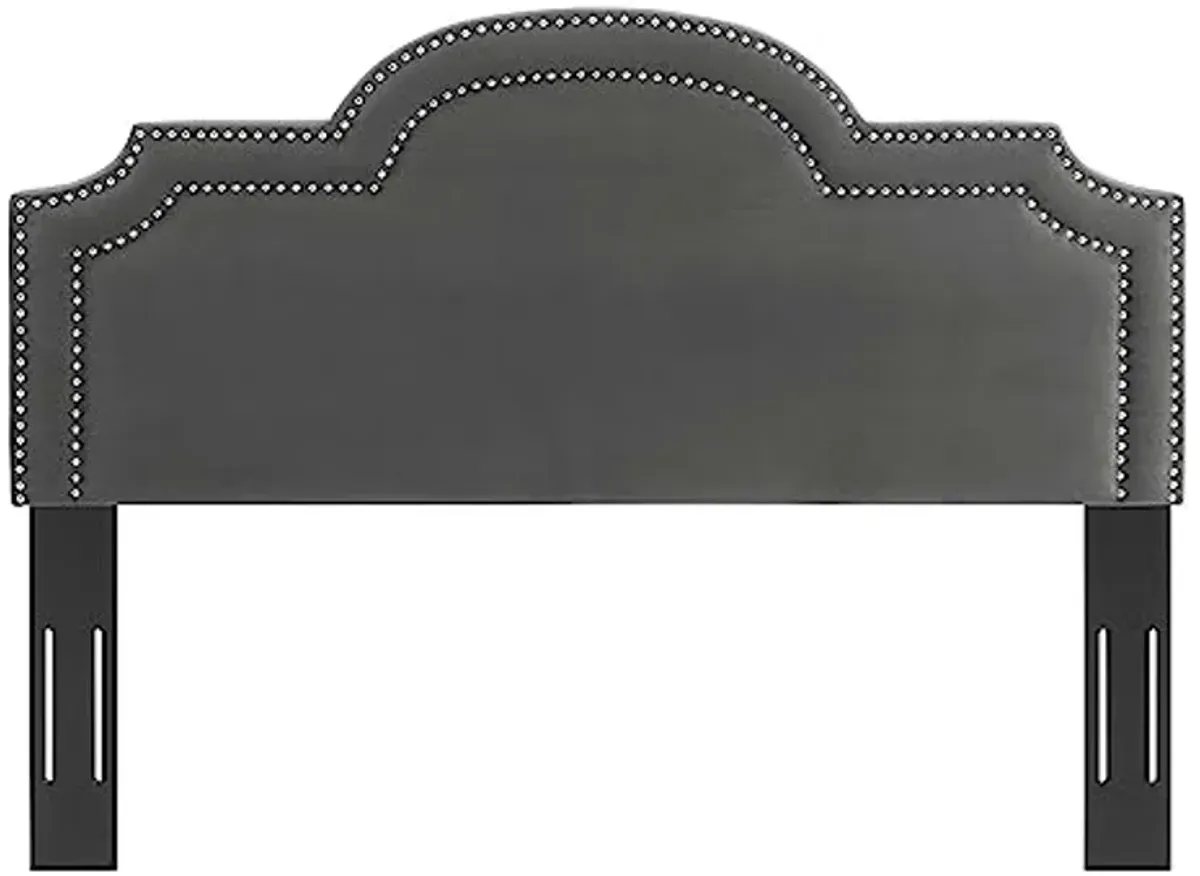 Modway Belinda Performance Velvet Headboard, King/California King, Charcoal