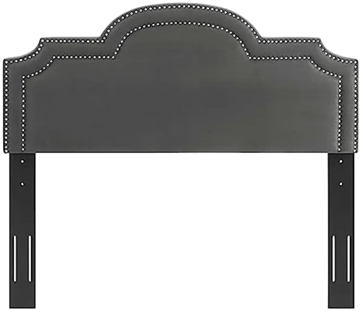 Modway Belinda Performance Velvet Headboard, King/California King, Charcoal