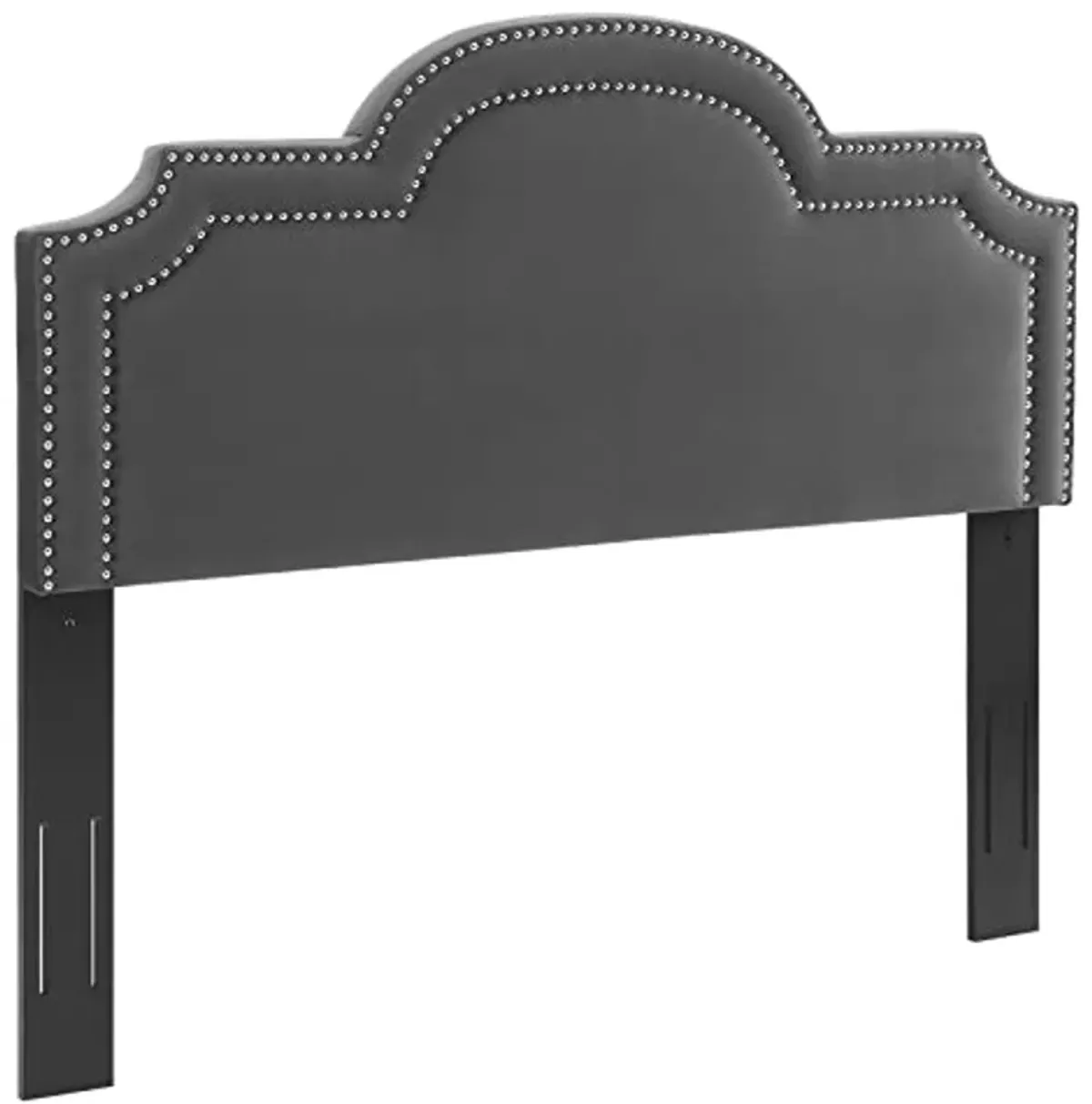 Modway Belinda Performance Velvet Headboard, King/California King, Charcoal