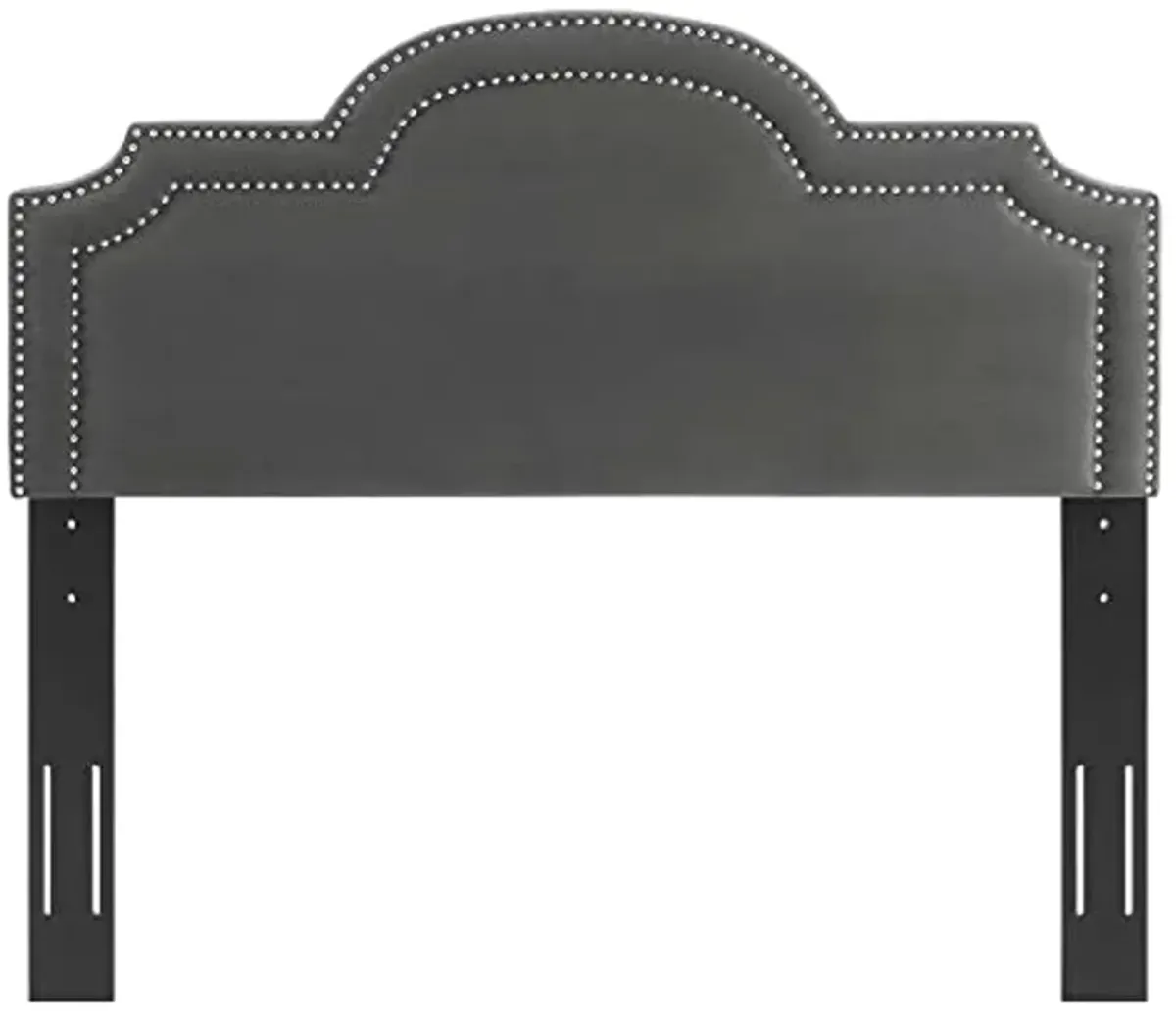 Modway Belinda Performance Velvet Headboard, King/California King, Charcoal